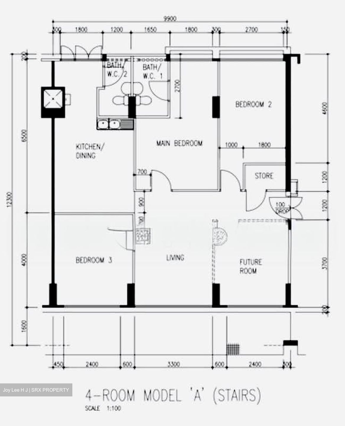 Blk 711 Jurong West Street 71 (Jurong West), HDB 4 Rooms #532557371